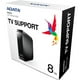 thumbnail image 2 of Disco Duro Externo ADATA HM800 de 8 TB, USB 3.2 Gen1. Color Negro Adata AHM800-8TU32G1-CUSBK, 2 of 3