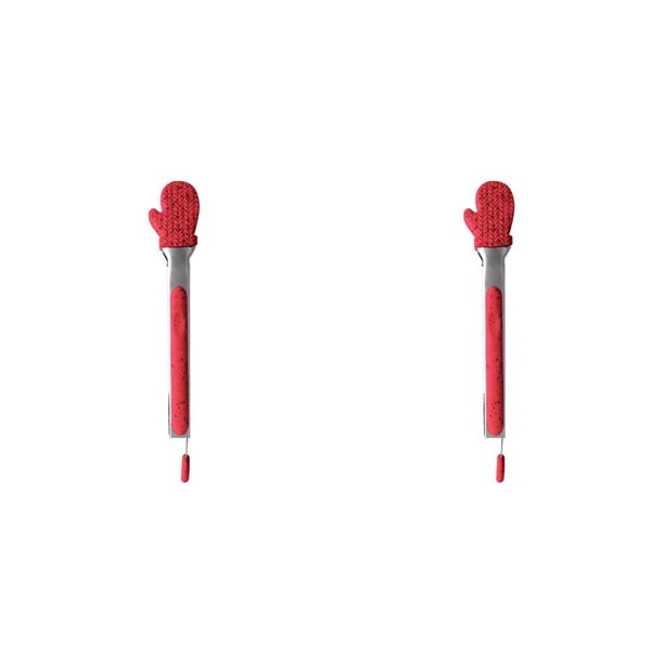 Matsuzay Navidad silicona metal comida cocina barbacoa clip pan pinzas cocina abrazaderas Type1 NO1 Matsuzay CBP147651