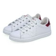 thumbnail image 2 of Victoria Girls Casual Leather Shoes, White \ Red,1 M US, 2 of 7