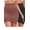 Brown+Black, variant on APEXFWDT Women's High Waist Half Slip Shapewear Skirt, Seamless Underskirt with Built-in Shorts for Under Dresses