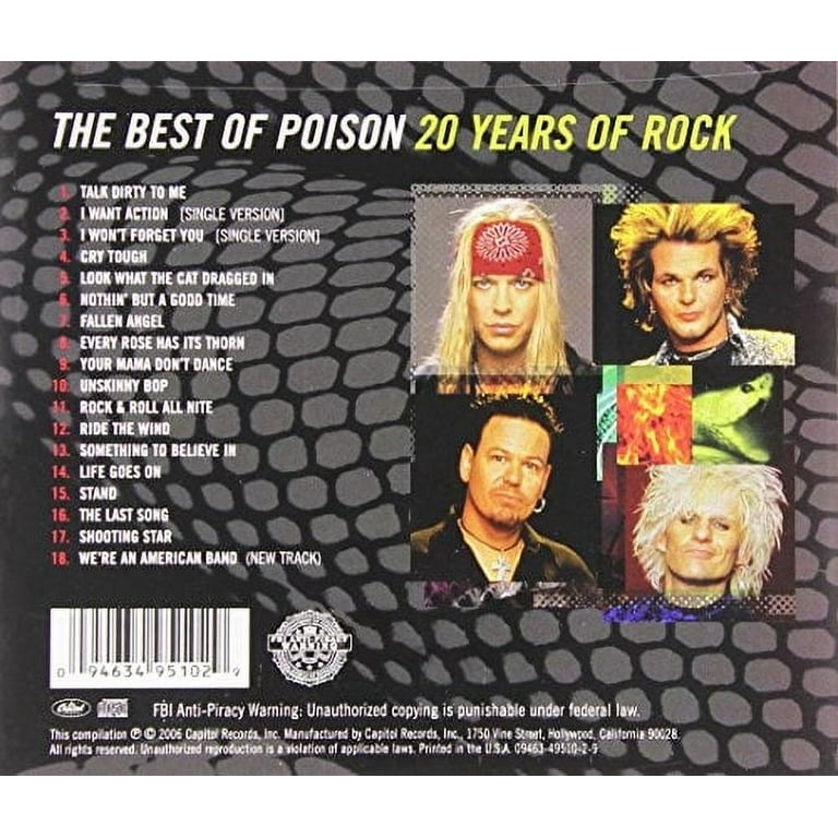 Poison - The Best Of: 20 Years Of Rock - Music & Performance - CD
