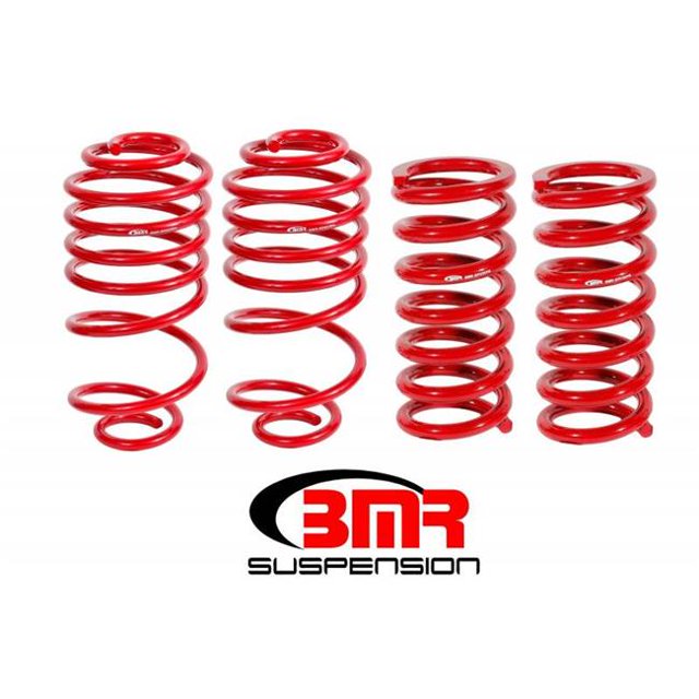 BMR Suspension SP035R Lowering Springs - 1.5 in. Drop - Red - 1978-87 GM G-Body
