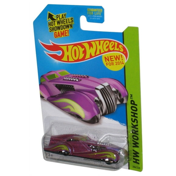 Hot Wheels HW Workshop (2014) Purple Screamliner Toy Car 204/250