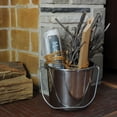 thumbnail image 5 of AmeriHome Stainless Steel Silver Bucket Set - 3 Piece - Small, 5 of 8