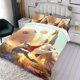 thumbnail image 3 of Liga de Súper Mascotas Conjunto de sábanas temático, trío de piezas, cómodo y amigable con la piel, diseño único, regalo de decoración para el hogar para familiares, amigos y fans,135cm *200cm, 3 of 6