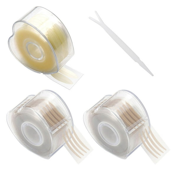 3 piezas de parche ocular invisible, cinta adhesiva portátil de un solo lado para párpados dobles, parche ocular autoadhesivo