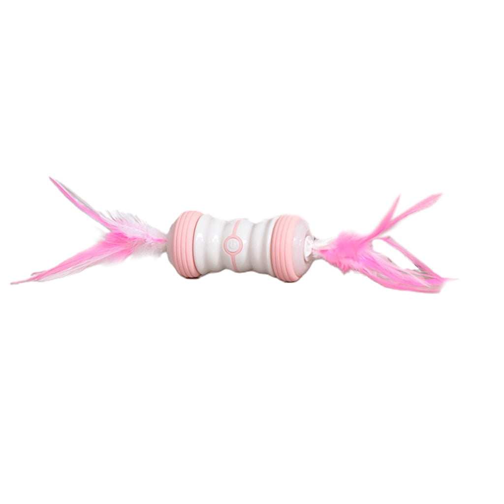 Pet Toy Robot Kitten Toy Light Kitten for Chew Interactive Toy Colorful Light Catching Exercising Toy