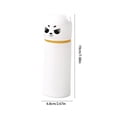 thumbnail image 3 of Hyknon Cute Bear Pen Holder Compact Zippered Pencil Holder Organizer Standing Silicone Pencil Pouch Case for College Office Classroom, 3 of 6