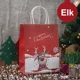 thumbnail image 3 of Bolsas de papel kraft para Navidad 2024, bonitas cajas de regalo de Papá Noel para fiestas navideñas, bolsas de embalaje para galletas y dulces para niños con asa, 3 of 5