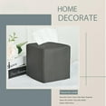 thumbnail image 4 of 1 Pack/ 2 Pack Tissue Box Cover, Square PU Leather Tissue Holder, Decorative Facial Tissue Cube Paper Organizer Dispenser for Bathroom, Night Stands, Desk, Car, 5X5X5 in, 4 of 6