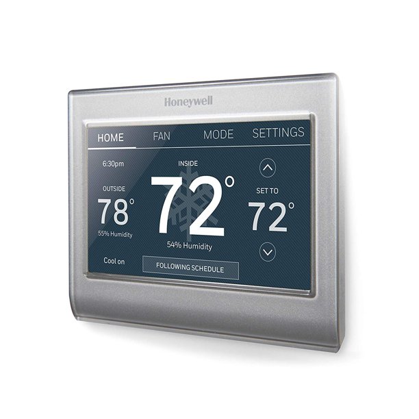 Honeywell Home Rth9585wf1004 Wi Fi Smart Color Thermostat 7 Day Programmable Touch Screen Energy Star Alexa Ready Walmart Com