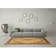 thumbnail image 3 of Ahgly Company Indoor Rectangle Medallion Brown Traditional Area Rugs, 7' x 9', 3 of 4