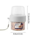 thumbnail image 2 of Contenant pour Céréales et Lait, Tasse de Céréales Portable à Double Couche Bol de Céréales de Randonnée Tasse de Collation de Lait Séparée, Conservation des Aliments pour Camping et VR, 2 of 10