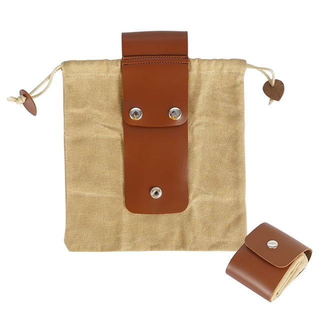 Foraging Pouch Drawstring Collapsible Small Outdoor Foraging Bag Hunting Pouch