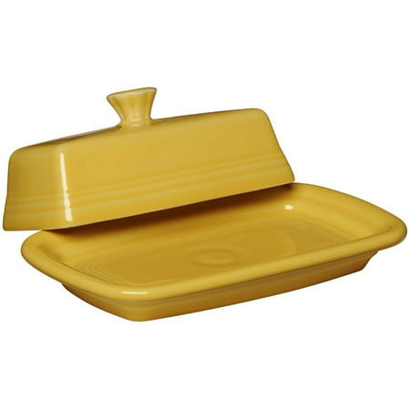 Fiesta®  Extra Large Covered Butter Dish - (Best Price Fiestaware Dishes)