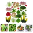 thumbnail image 2 of GOOHOCHY 24 piezas de suculentas artificiales de imitación para decorar el hogar., 2 of 8