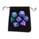 thumbnail image 5 of Dados acrílicos D4 con bolsa de almacenamiento D6 D8 Portátil D20 D10 D12 de familiar Dados poliédricos para , Violeta Hugo Dados de juego de mesa, 5 of 8