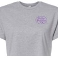 thumbnail image 3 of Polly Pocket - Front Logo And Back Case Grid - Junior's - Women's Cropped T-shirt, 3 of 5