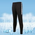 thumbnail image 6 of WERYOUNG Men Spring Autumn Soccer Training Pants Knitted Tapered Jogging Trousers Lightweight Running Long Pants Comfort Bottoms, White, XS, 6 of 6