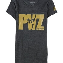 Reebok Womens Paige VanZant Graphic T-Shirt, Black, Large