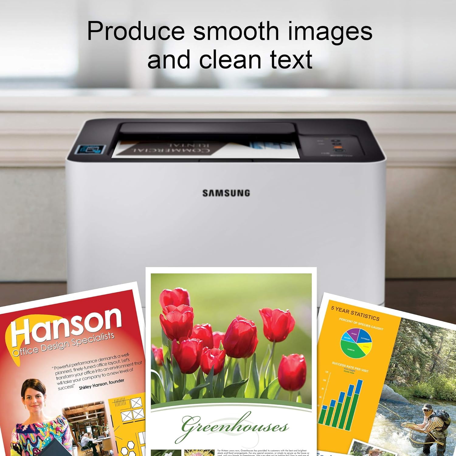 Samsung Xpress C430W Wireless Color Laser Printer with Simple NFC + WiFi Connectivity and Built-in Ethernet