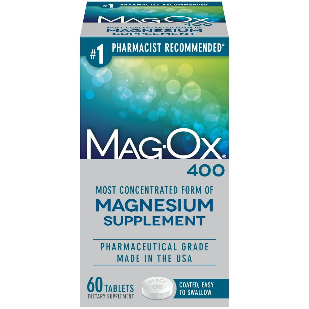 MagOx 400® Magnesium Dietary Supplement Tablets 60 ct Box