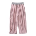 thumbnail image 7 of JIAYUE Boy's Kids Pants Fashionable Full Length Lightweight Straight Leg Solid Color Pants For Summer Outdoor Play Loose Fit Casual Trousers With Pockets Breathable Daily Wear ,13-14 Years, 7 of 7
