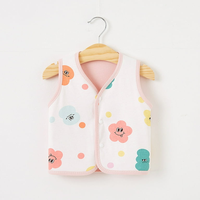 QWZNDZGR Baby Vest Spring And Autumn Thin Pure Cotton Girl s