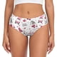 thumbnail image 1 of Fotbe Valentine's Day gnomes Calzones Estampados para Mujer – Ropa Interior de Algodón, Cómoda, Suave y Elástica-3X-Large, 1 of 6