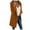 Khaki, variant on Xmyrz Womens Jacket Imitation Woolen Coat Slim Fit Long Sleeve Trenchcoat Lapel Button Up Women'S Coats Outerwear Jacket