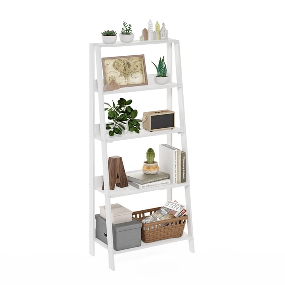 Furinno Jaya 4-Tier LED TV Stand for TV up to 55 Inch. Espresso