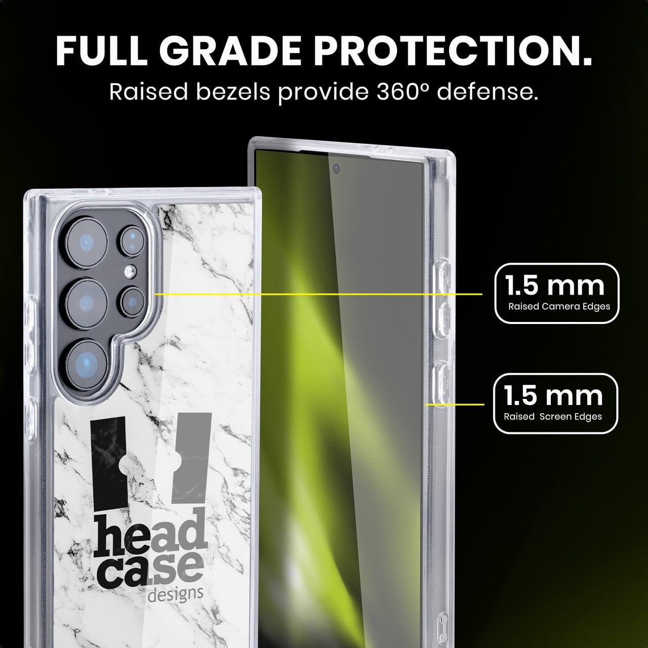 Head Case Designs NFL Cincinnati Bengals Logo Plain Soft Gel Case for Samsung Galaxy S23 Ultra 5G