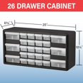 thumbnail image 3 of -Drawer Plastic Drawer Storage Cabinet for Garage Organization Building Bricks Storage Teacher Toolbox Makeup Organizer and More, 3 of 12