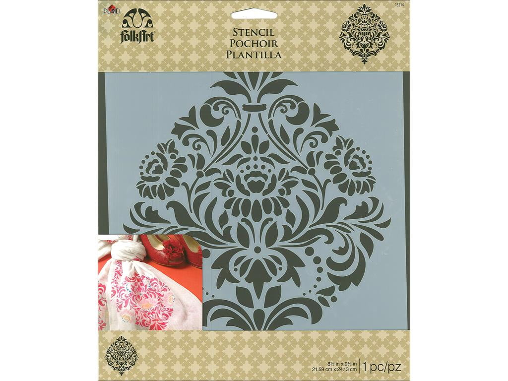 Plaid Folkart Stencil 8 5x9 5 Damask Walmart Com Walmart Com   417384d2 A266 44c2 86b0 C0a59dbc313b 1.9e21d43095bf2e98aeca091abc6217db 