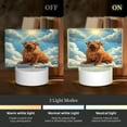 thumbnail image 3 of Fotbe Sunshine Cloud Bulldog Pattern Acrylic Night Light Gift with 3 Color ModesTouch-Sensitive LED Lamp Perfect Gift for Mother's Day, Birthday, or Christmas, 3 of 9