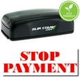 thumbnail image 1 of Large Pre-Inked Stop Payment Stamp with Purple Ink, 1 of 4