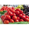 thumbnail image 2 of Wilson, Emily M. 24x17 Black Ornate Wood Framed with Double Matting Museum Art Print Titled - Dushanbe-Tajikistan Fresh tomatoes for sale at the Mehrgon Market in Dushanbe, 2 of 4