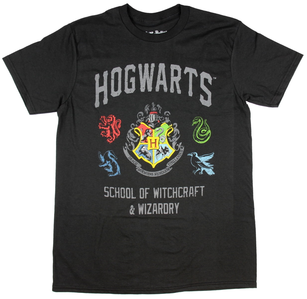 New Harry Potter Hogwarts Crest Mens T-Shirt 