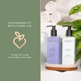 thumbnail image 3 of Pecksniffs Lavender & White Tea Moisturizing Hand Wash and Hand Lotion in a Black Mesh Caddy | 300ml/10.14 Fl oz, 3 of 10