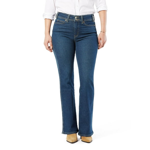 Signature by Levi Strauss & Co. Women's Heritage High Rise Flare Jeans ...