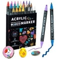 thumbnail image 5 of 12-Color Double-Ended Nail Art Markers Fine Tip Pens For Instant DIY Nail Designs -Dry And -to-Use 12ml Rotuladores para uñas / Pinceles - Nail Art Pens, 5 of 6