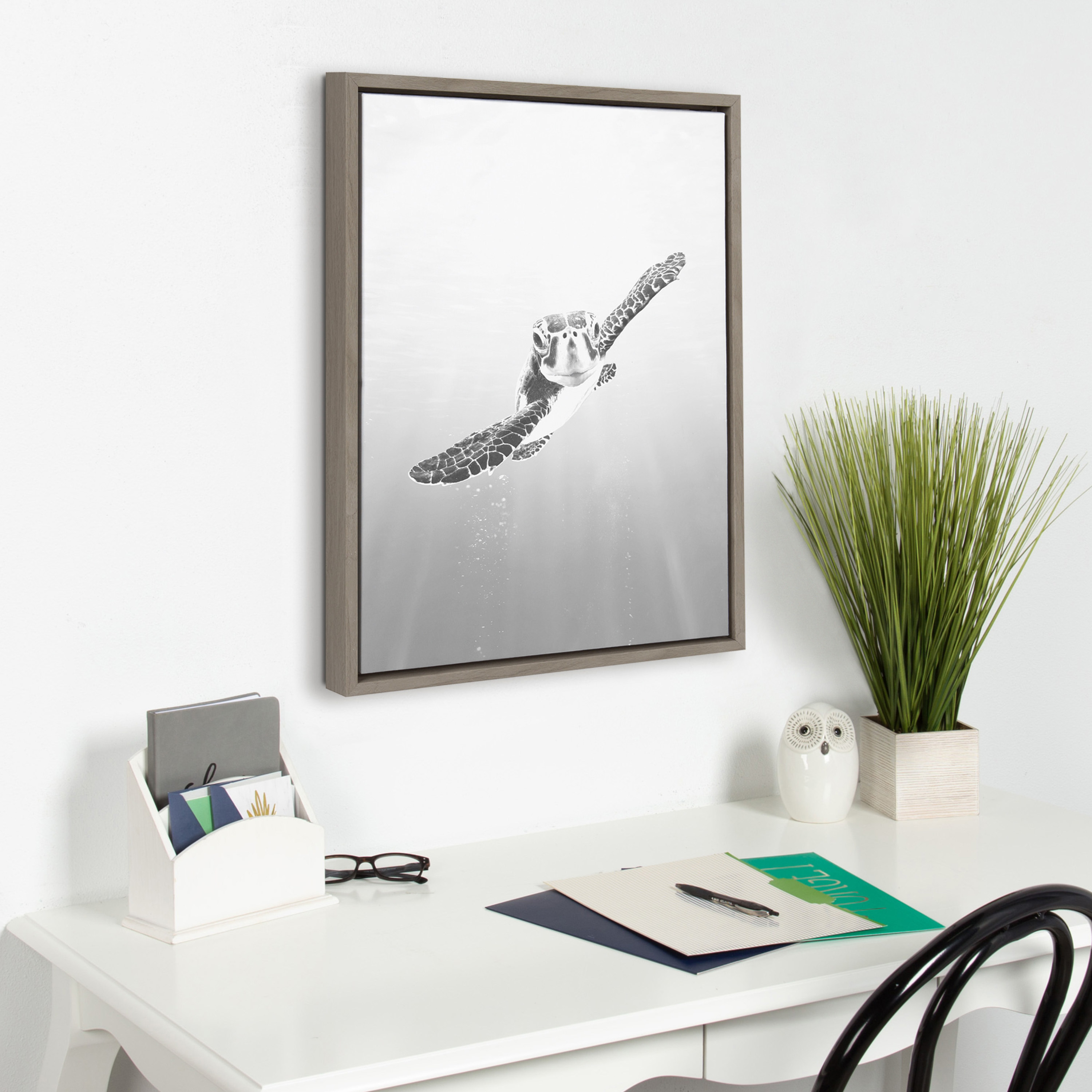 Kate and Laurel Animals & Insects Framed Canvas Art Print, 18" x 24"