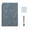 Gray, variant on Milue Leather Cover Dry Erase White Board Notebook A5 Reusable Whiteboard Notebook