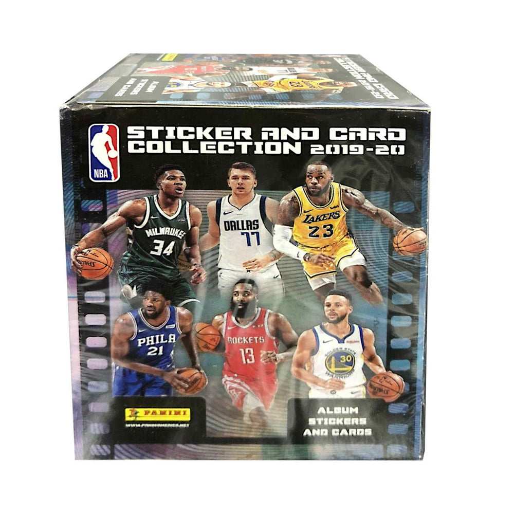 2019 20 Panini Nba Basketball Sticker And Card Collection 50 Packs 250 Stickers 50 Cards 