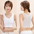 thumbnail image 4 of Bandage Chest Binder Zip Up Breast Binder Flat Slim Chest Supporter Sha D Heat T4T9, 4 of 8