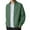 Dark Green, variant on Kureaily Winter Solid Color Rib Knit Double Zipper Casual Jacket Without Hood With Texture For Everyday Wear Jackets for Men