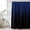 Blue, variant on Burnt Orange Black Ombre Shower Curtain, Waterproof Shower Curtains for Bathroom, Modern Abstract Striped Gradient Washable Fabric Bathtub Curtain Set Bath Decor with 12 Hooks Long 72"x84"