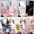 thumbnail image 2 of Case For Samsung Galaxy S21 5G Bags S 21 Plus FE Cover Protective Silicone Funda Marble Stone Texture Coque For Samsung S21 Capa, 2 of 5