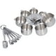 thumbnail image 4 of Taza medidora para hornear, juego de 13 tazas medidoras de acero inoxidable, juego de tazas con cuchara para café, diseño meticuloso, 4 of 12