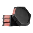 thumbnail image 2 of KFFKFF Motorhome Leveling Blocks, Circular 9-Inch Base, Fixed Jack Supports, Synthetic Rubber Pads, Load Bearing up to 5000 lbs per Pad, Suitable for 5th Wheel, Caravans, Class A/C RVs (Set of 4), 2 of 9